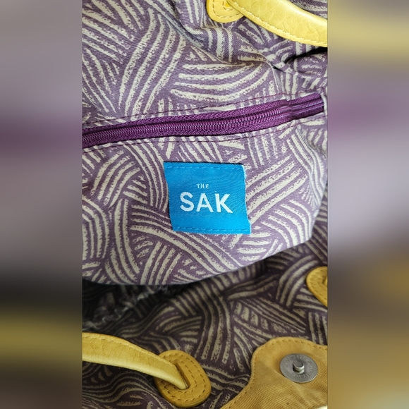 The Sak Yellow Shoulder Bag with Casual Slouchy Style - Picture 11 of 11